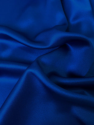 Vestido Tierra Satén Azul Klein